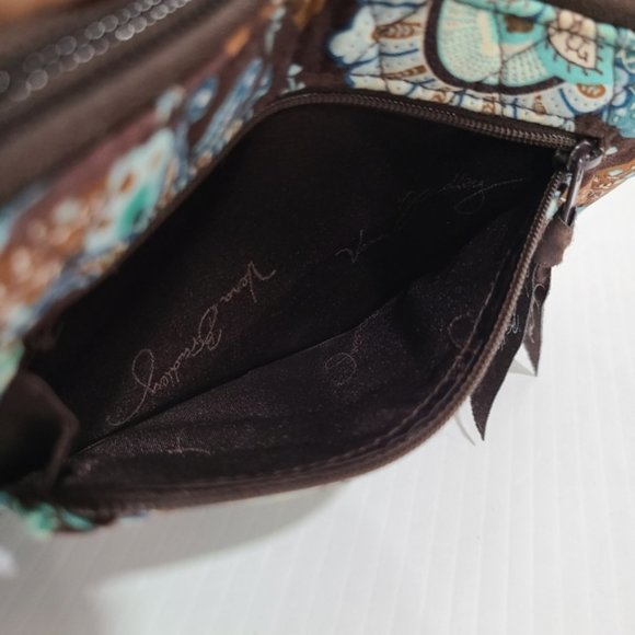 VERA BRADLEY Zip Around Wallet Java Blue Pattern NWOT - Picture 5 of 8